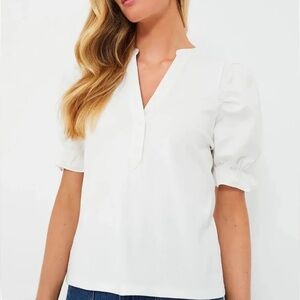 Pomander Place / Tuckernuck White Puff Sleeve Blouse